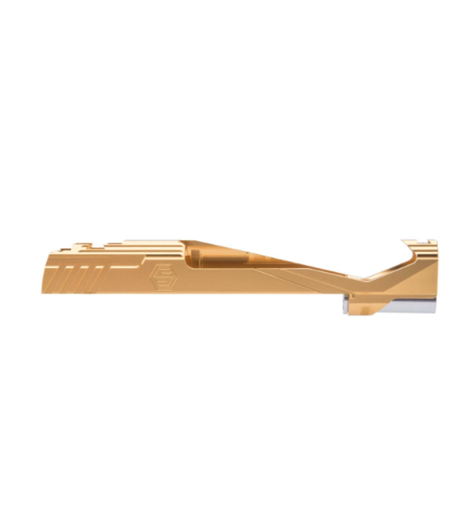 Edge Airsoft Custom CNC "Giga" Slide for Tokyo Marui Hi-Capa Airsoft Pistols (Color: Gold)