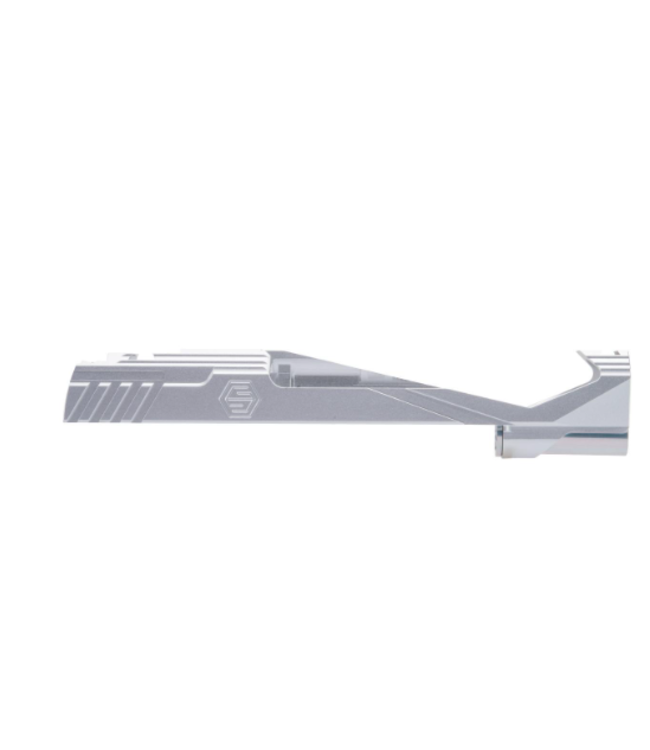 Edge Airsoft Custom CNC "Giga" Slide for Tokyo Marui Hi-Capa Airsoft Pistols (Color: Silver)