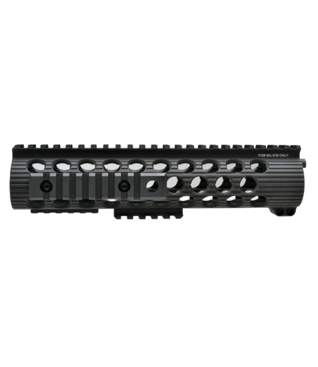 Troy Industries Licensed TRX Battle Rail for M4 Series AEG by Madbull Airsoft (Color: Black / 9")