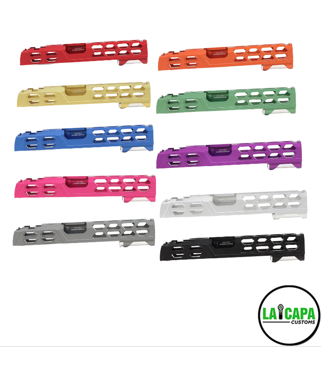 LA Capa Customs 5.1 “VOID” Aluminum Slide (LIMITED EDITION) Black