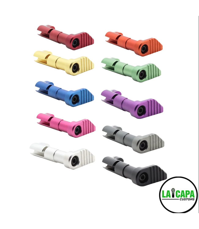 LA Capa Customs 7075 Magazine Catch for Hi Capa (Red)