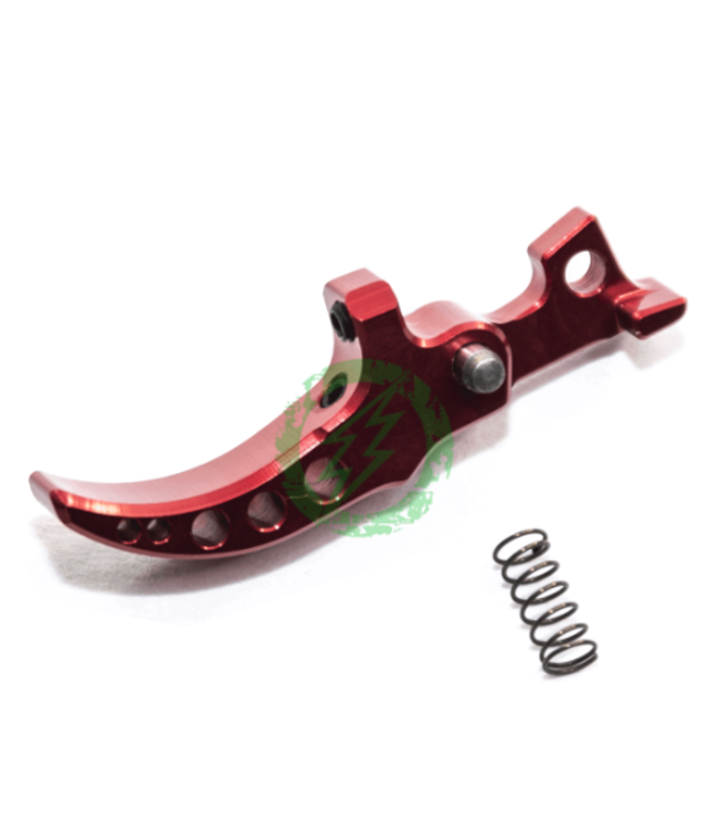 Amped Speed Airsoft Curved Red HPA M4 Tunable Triggers