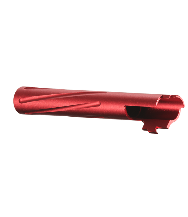 Golden Eagle Spiral and Fluted Outer Barrel for 5.1 Hi Capas (Red)