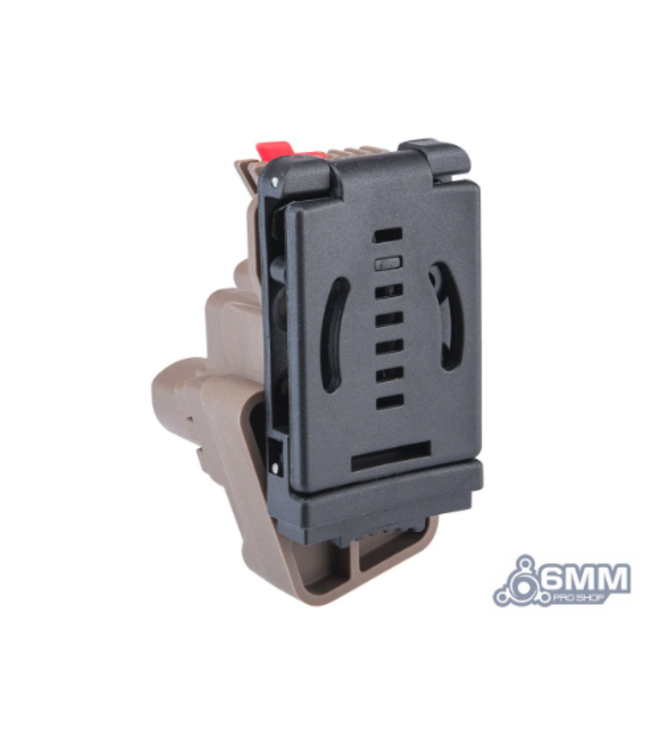 6mmProShop CTM Speed Draw Holster for Hi-CAPA Gas Airsoft Pistols (Color: Tan)