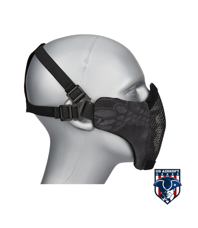 AC-642TP WOSPORT STEEL MESH NYLON LOWER FACE MASK (TYP)