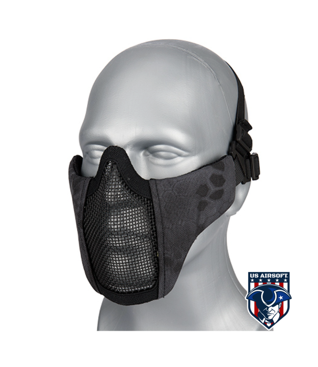 AC-642TP WOSPORT STEEL MESH NYLON LOWER FACE MASK (TYP)