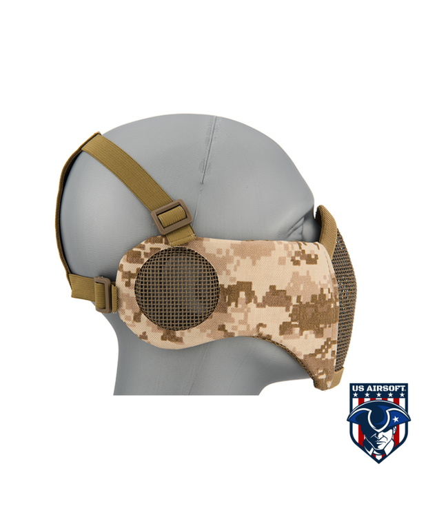 G-Force Tactical Elite Face and Ear Protective Mask (Color: Desert Digital)