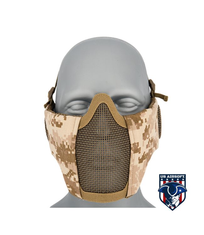 G-Force Tactical Elite Face and Ear Protective Mask (Color: Desert Digital)