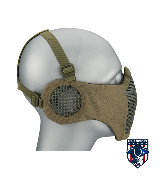 G-Force Tactical Elite Face and Ear Protective Mask (Color: OD Green)