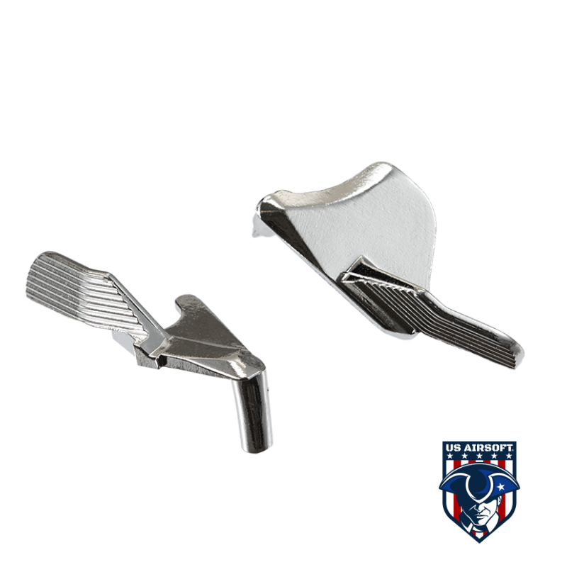 Golden Eagle Airsoft Ambidextrous Safety Levers (Silver) US Airsoft, Inc.