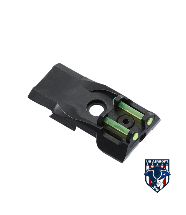 Golden Eagle Airsoft Rear Sight w/ Fiber Optics for 5.1 Hi Capa