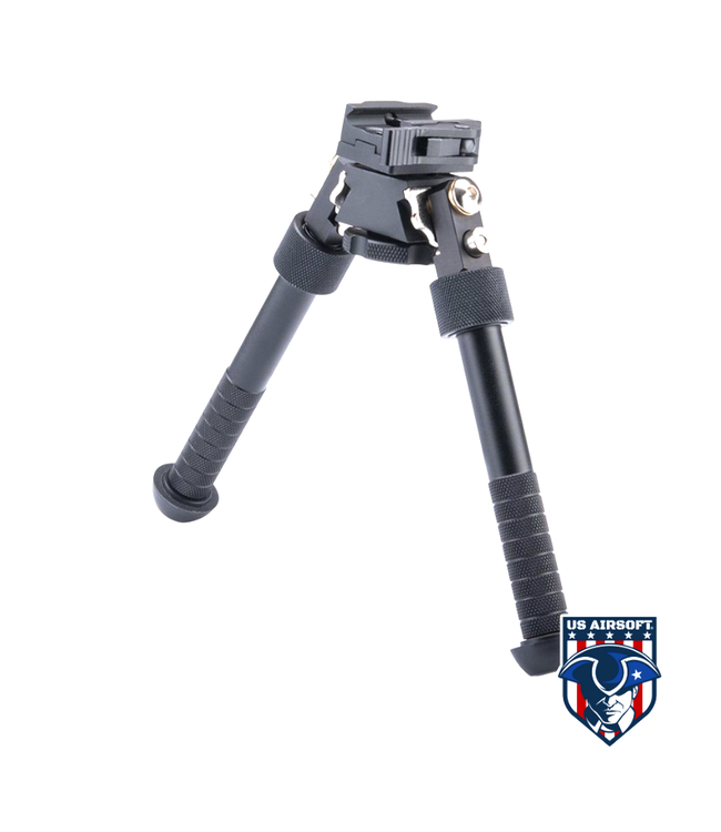 APS Adjustable Folding Bipod w/ Pivoting Picatinny Rail Mount