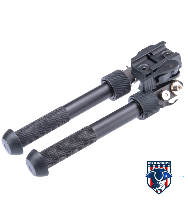 APS Adjustable Folding Bipod w/ Pivoting Picatinny Rail Mount