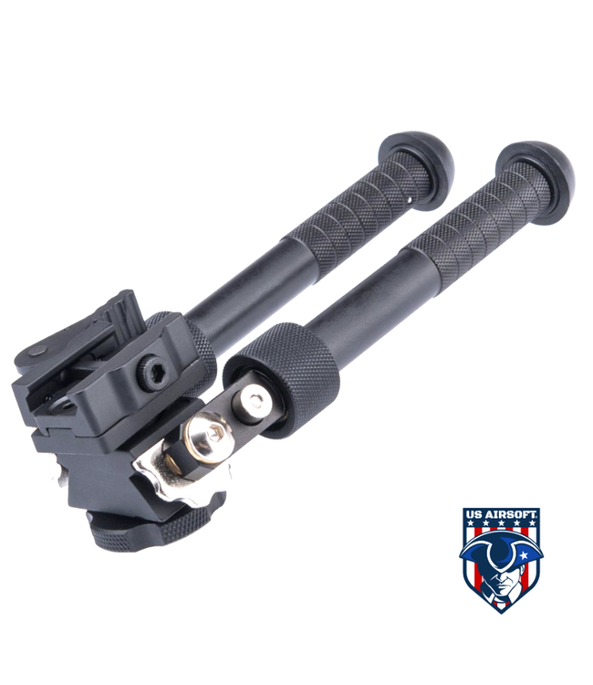 APS Adjustable Folding Bipod w/ Pivoting Picatinny Rail Mount