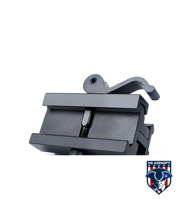 Arne Tactical Rail Mount 5 Slot 1" QD Sight Riser (Height & Tilt Adjustable)
