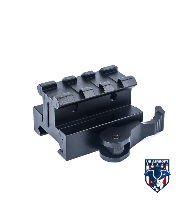 Arne Tactical Rail Mount 3 Slot 1" QD Sight Riser (Height & Tilt Ajustable)