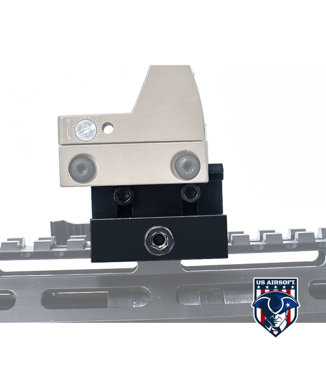 Arne Tactical Rail Mount 3 Slot 1" QD Sight Riser (Height & Tilt Ajustable)