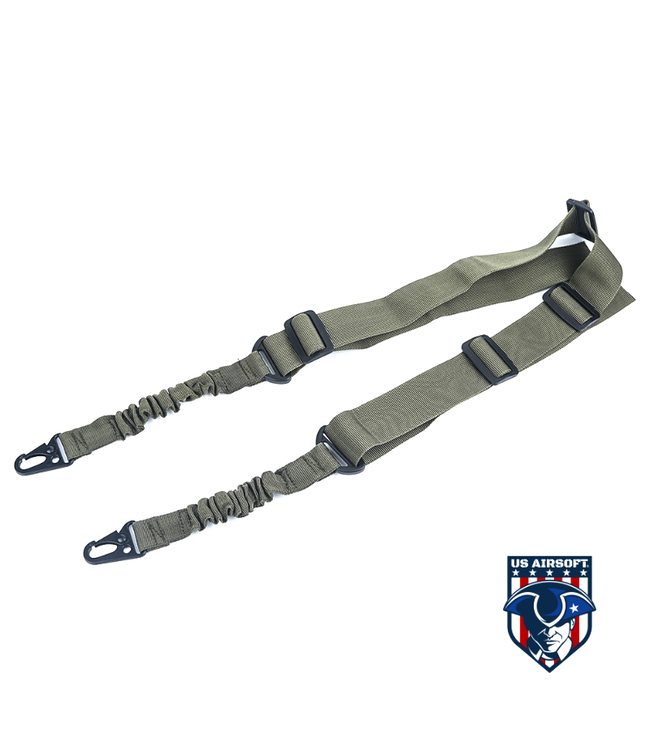Arne Tactical Arne Tactical Adjustable Gun Sling Two Point with Olecranon Buckle (OD Green)