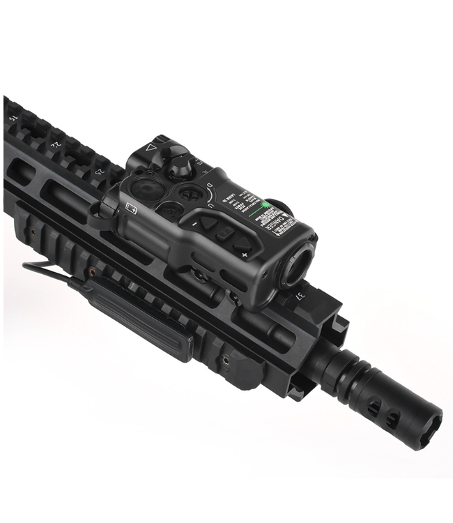 Arne Tactical RAID X Aiming Green & IR Laser (aluminum) Black