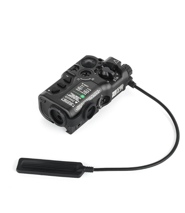 Arne Tactical RAID X Aiming Green & IR Laser (aluminum) Black