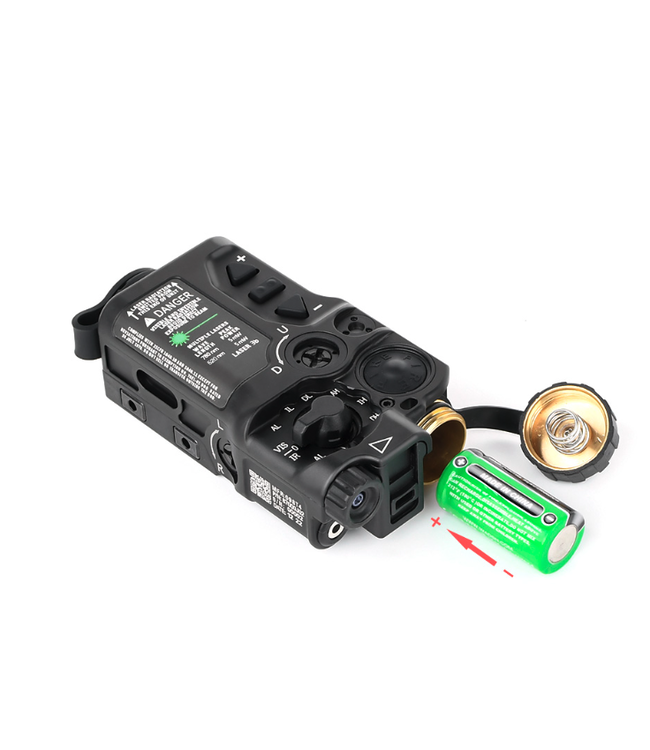 Arne Tactical RAID X Aiming Green & IR Laser (aluminum) Black