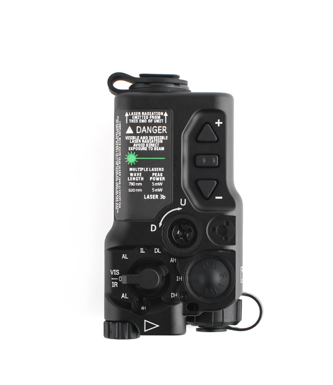 Arne Tactical RAID X Aiming Green & IR Laser (aluminum) Black