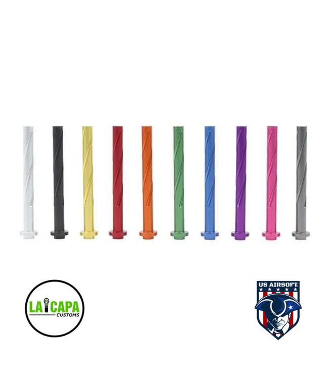 LA Capa Customs Duralumin 4.3 Tornado Guide Rod for Hi Capa (Green)