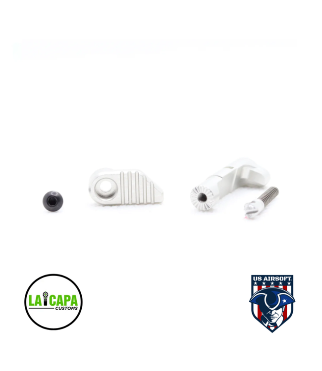 LA Capa Customs 7075 Magazine Catch for Hi Capa (Silver)