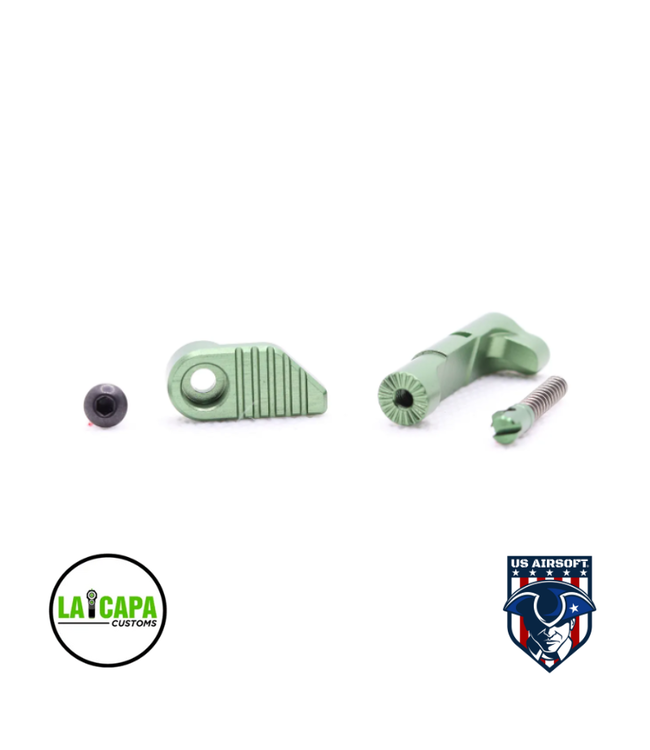 LA Capa Customs 7075 Magazine Catch for Hi Capa (Green)