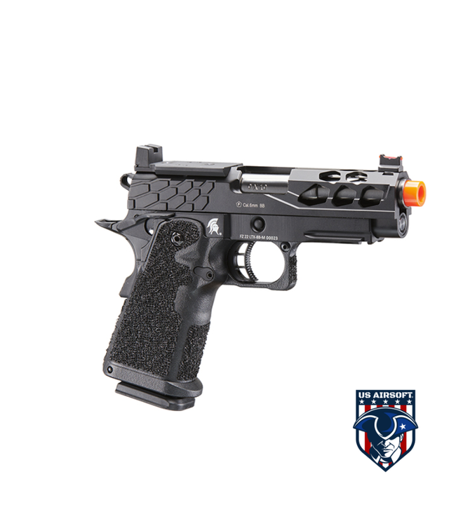 Lancer Tactical Stryk Hi-Capa 4.3 Gas Blowback Airsoft Pistol w/ Red Dot Mount (Color: Black)