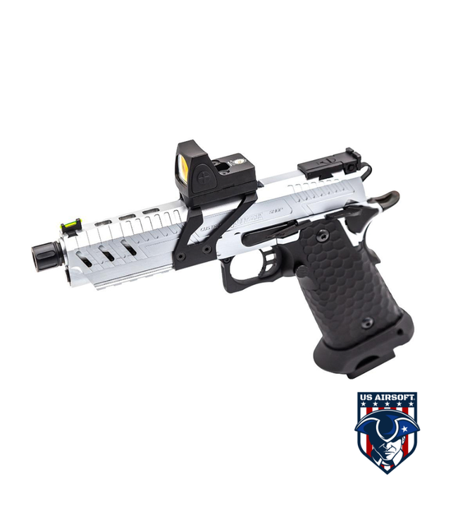 Vorsk Airsoft CS Vengeance 5.1 Hi Capa + Micro Red Dot - Silver/Black