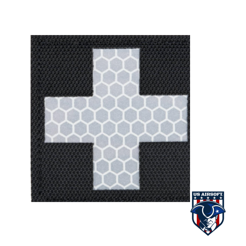 Matrix Reflective Medic Patch w/ Nylon Bordering (Color: Black