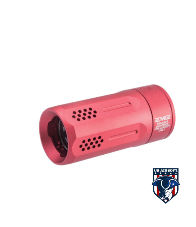 EMG Strike Industries Oppressor Universal Blast Shield w/ Built-In ACETECH Bifrost M RGB Rechargeable Tracer (Color: Red)