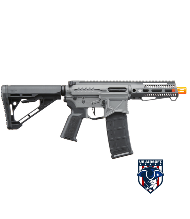 Zion Arms R15 Mod 1 Short Barrel Airsoft Rifle with Delta Stock (Color: Grey)