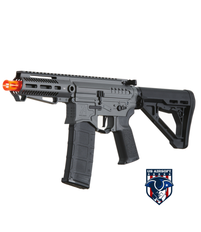 Zion Arms R15 Mod 1 Short Barrel Airsoft Rifle with Delta Stock (Color: Grey)