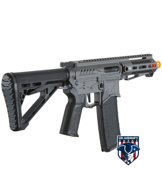 Zion Arms R15 Mod 1 Short Barrel Airsoft Rifle with Delta Stock (Color: Grey)