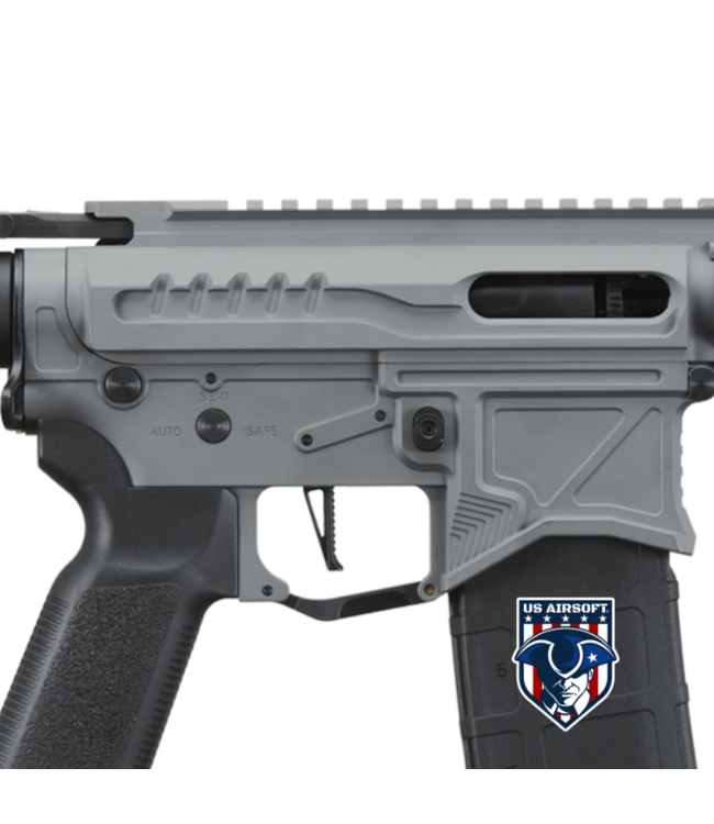 Zion Arms R15 Mod 1 Short Barrel Airsoft Rifle with Delta Stock (Color: Grey)