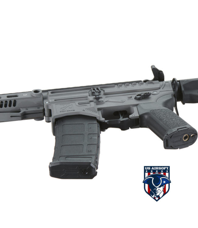 Zion Arms R15 Mod 1 Short Barrel Airsoft Rifle with Delta Stock (Color: Grey)