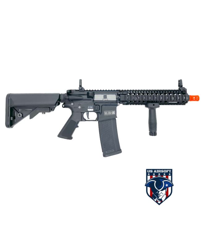 EMG Helios Daniel Defense Licensed MK18 EDGE 2.0 Airsoft AEG Rifle by Specna Arms (Color: Black)