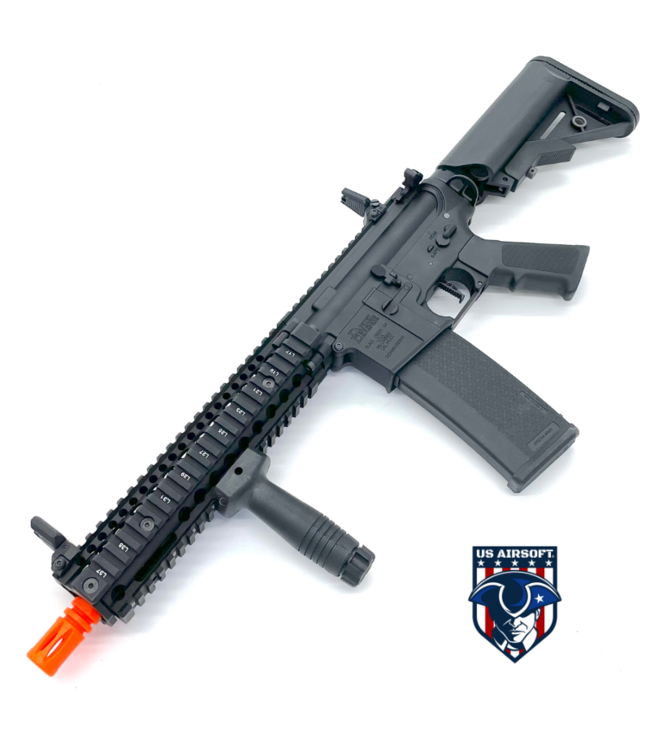 EMG Helios Daniel Defense Licensed MK18 EDGE 2.0 Airsoft AEG Rifle by Specna Arms (Color: Black)