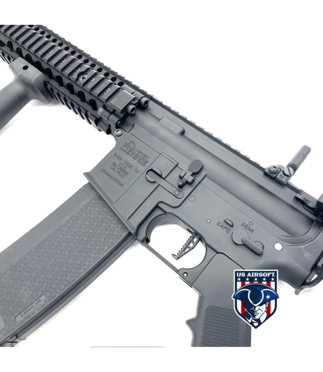 EMG Helios Daniel Defense Licensed MK18 EDGE 2.0 Airsoft AEG Rifle by Specna Arms (Color: Black)