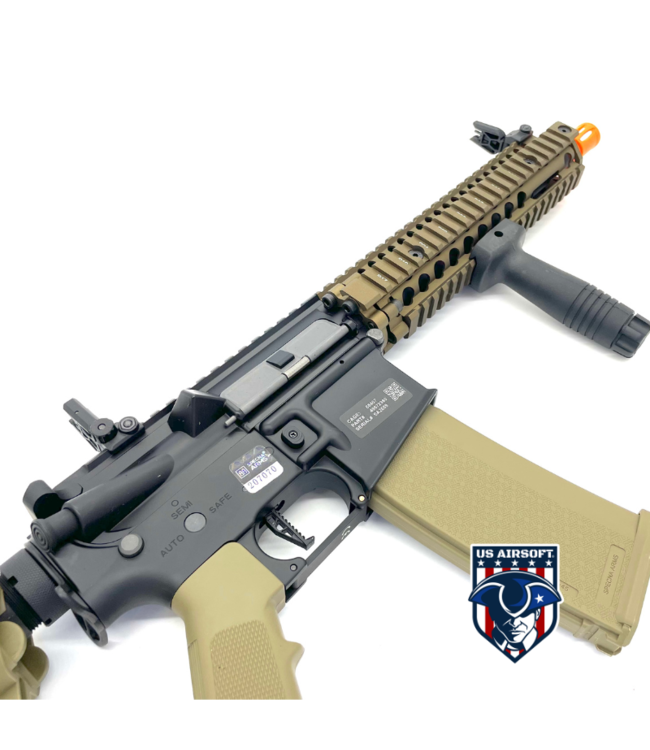 EMG Helios Daniel Defense Licensed MK18 EDGE 2.0 Airsoft AEG Rifle by Specna Arms (Color: Chaos Bronze)