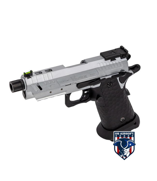 Vorsk Vorsk Airsoft CS Compact Vengeance 3.8 Hi Capa - Silver/Black