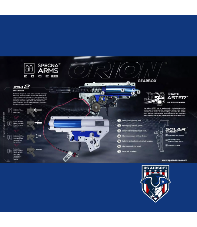 Specna Arms - Rock River Arms SA-E07 EDGE 2.0™ Carbine Replica - black