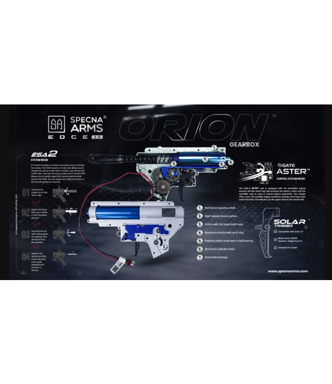 Specna Arms - Rock River Arms SA-E14 EDGE 2.0™ Carbine Replica - Black