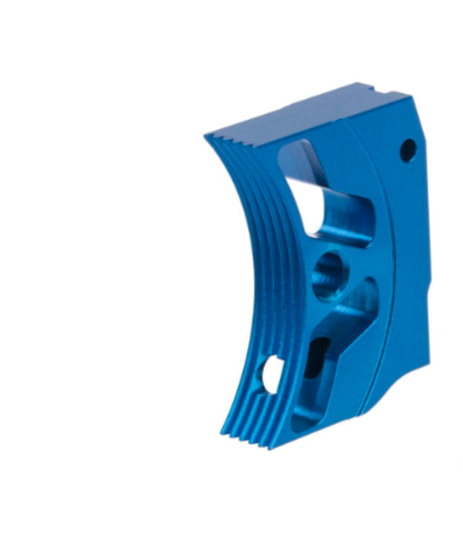 EDGE Airsoft Aluminum Trigger for Hi-CAPA / 1911 Gas Blowback Airsoft Pistols - Type 3 (Color: Blue)