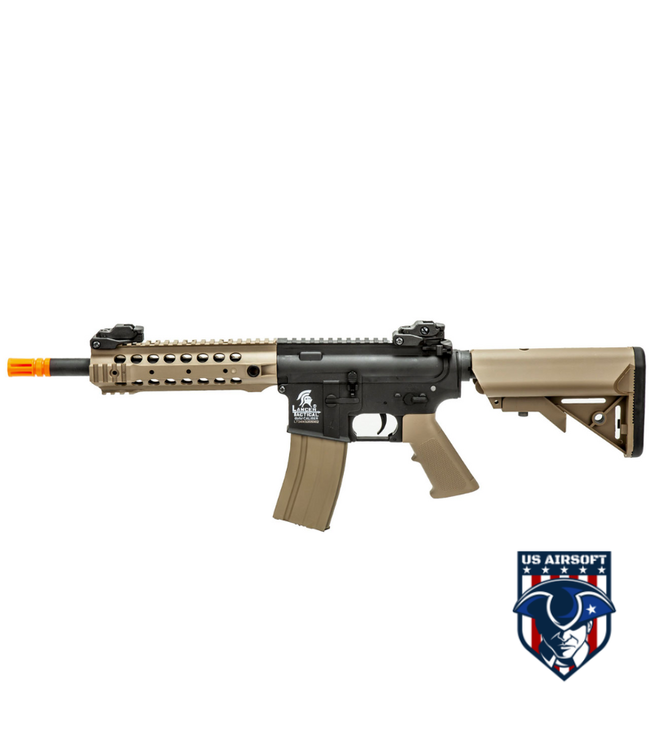 Lancer Tactical Lancer Tactical Gen 2 CQB M4 AEG Rifle Core Series (Color: Black/Tan)(No Battery and Charger)