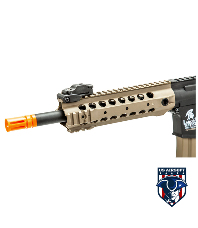 Lancer Tactical Gen 2 CQB M4 AEG Rifle Core Series (Color: Black/Tan)(No Battery and Charger)