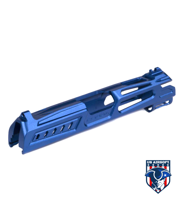 LA Capa Customs x SpeedQB 4.3 “COBRA” Aluminum Slide - Blue