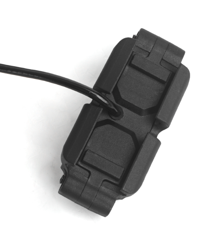 Tactical Micro  Flashlight with pressure pad (1000lm) Black